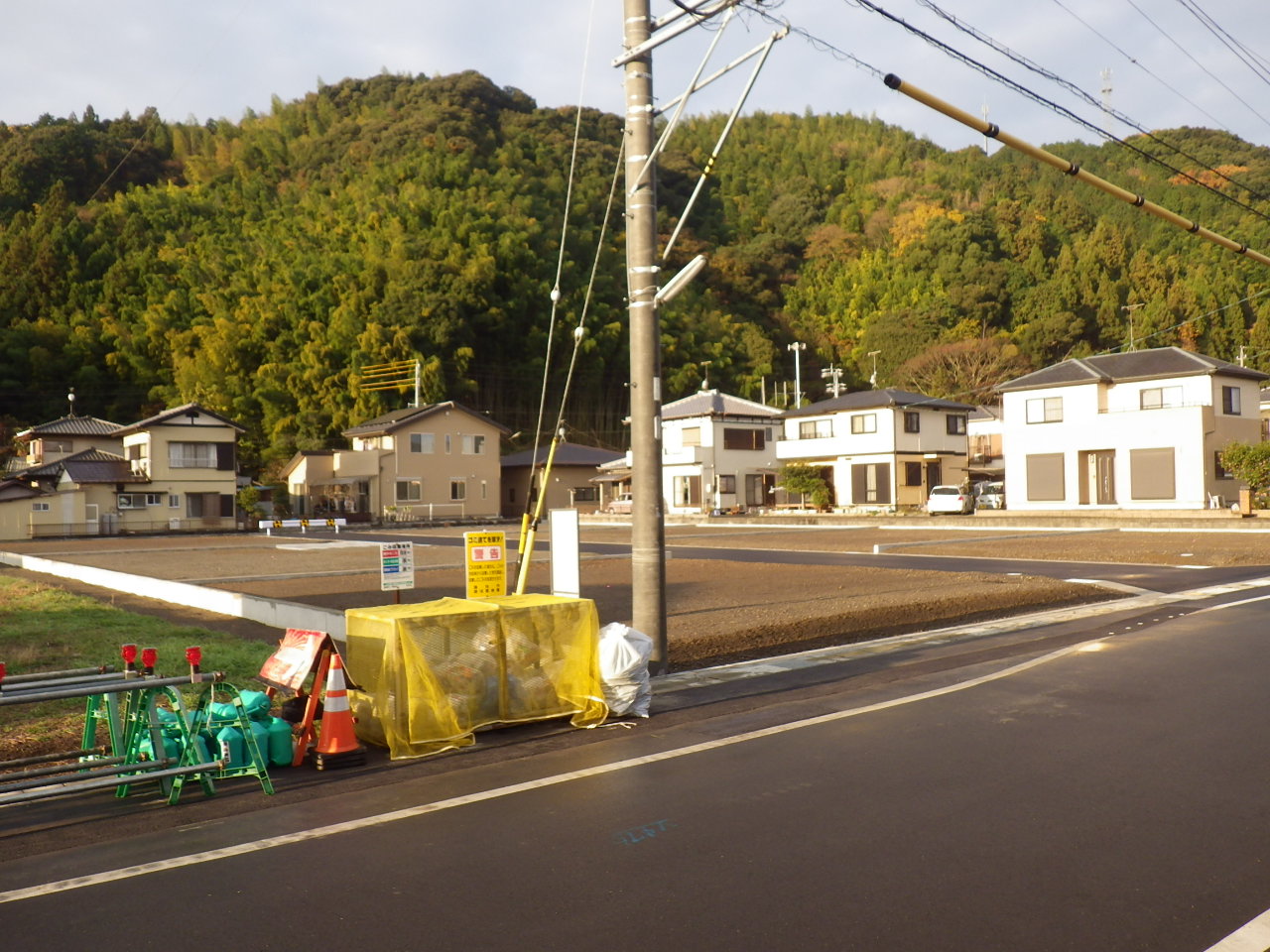 時ケ谷宅地分譲地造成工事