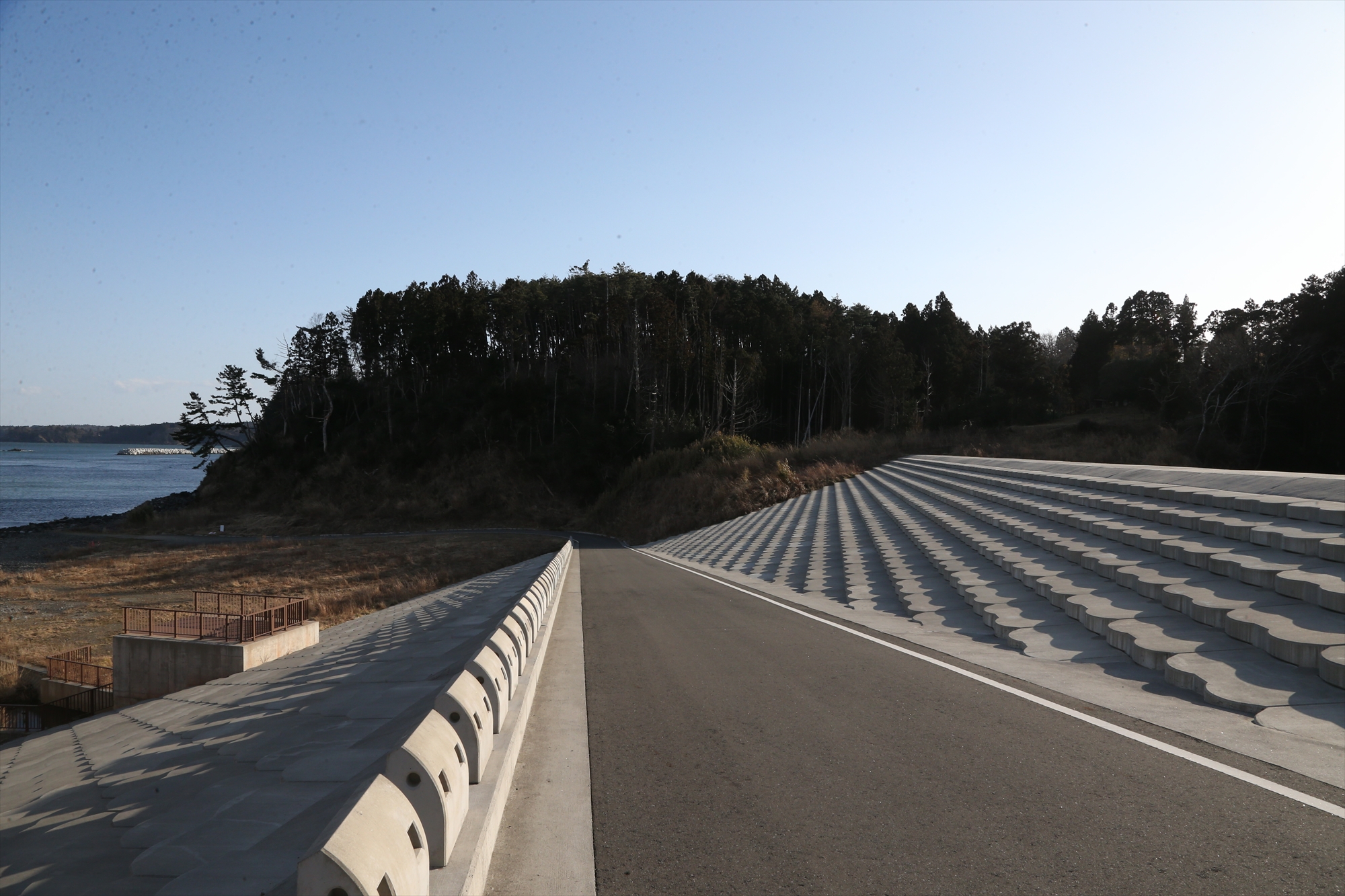 登米沢地区海岸堤防工事