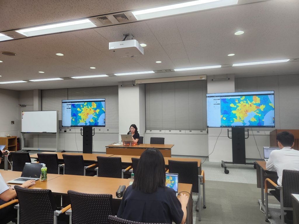同左出向職員による出前講座の様子